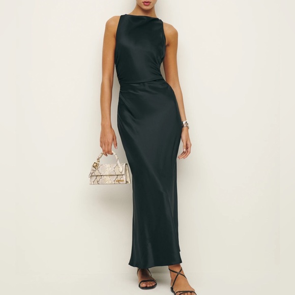 Reformation Dresses & Skirts - Reformation Cassette Silk Dress in Black